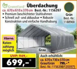 Norma GreenYard Überdachung Angebot