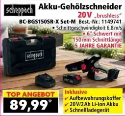 Norma Akku-Gehölzschneider Scheppach Angebot