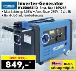 Norma Inverter-Generator HY4500SEi D Angebot