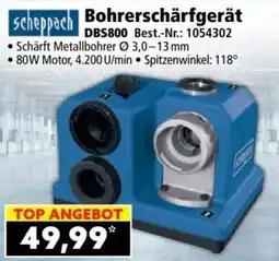 Norma Scheppach Bohrerschärfgerät DBS800 Angebot