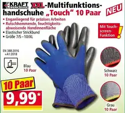 Norma Kraft Werkzeuge XXL-Multifunktions-handschuhe „Touch“ Angebot