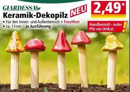 Norma Giardessa Keramik-Dekopilz Angebot