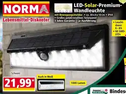 Norma I-GLOW LED-Solar-Premium-Wandleuchte Angebot