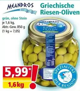 Norma Meandros Griechische Riesen-Oliven Angebot