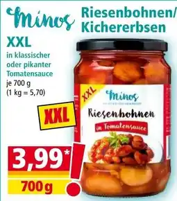 Norma Minos Riesenbohnen Angebot