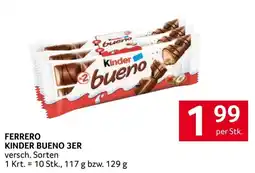 Transgourmet Ferrero Kinder Bueno 3er Angebot