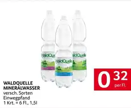 Transgourmet Waldquelle Mineralwasser Angebot
