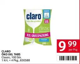 Transgourmet Claro Öko XXL Tabs Classic Angebot