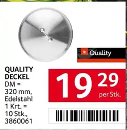 Transgourmet Quality Deckel Angebot