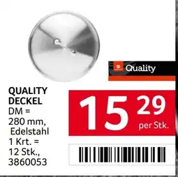Transgourmet Quality Deckel Angebot