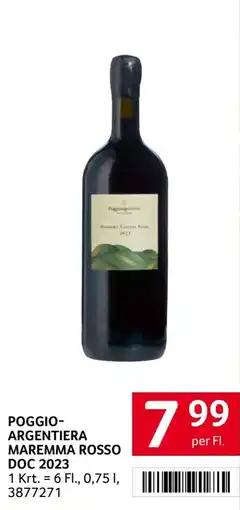 Transgourmet Poggio-Argentiera Maremma Rosso DOC 2023 Angebot