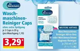 Norma Dr. Beckmann Waschmaschinen-Reiniger Caps Angebot
