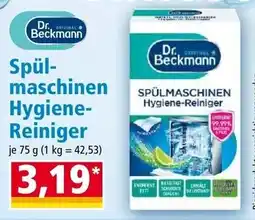 Norma Dr. Beckmann Spülmashinen Hygiene-Reiniger Angebot