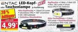 Norma ENTAC LED-Kopf- oder Taschenlampe Angebot