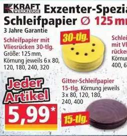 Norma Kraft Werkzeuge Exzenter-Spezial Schleifpapier Angebot