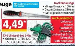 Norma TX-Schlüssel-Set 9-tlg. Angebot