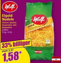 Norma Eigold Nudeln Angebot