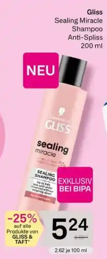 Bipa Gliss Sealing Miracle Shampoo Angebot