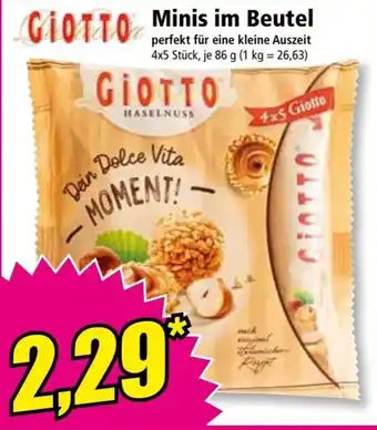 Giotto Minis im Beutel