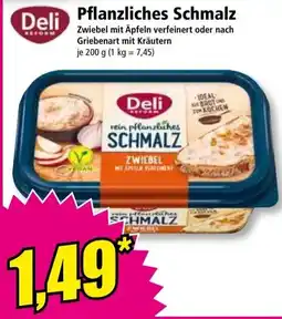 Norma Deli Pflanzliches Schmalz Zwiebel mit Äpfeln verfeinert Angebot