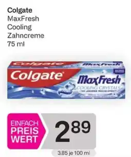 Bipa Colgate MaxFresh Cooling Zahncreme Angebot