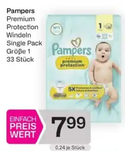Bipa Pampers Premium Protection Windeln Angebot