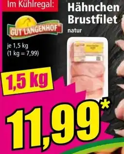 Norma Gut Langenhof Hähnchen Brustfilet natur Angebot