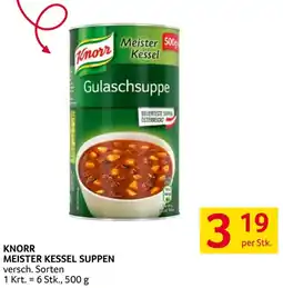 Transgourmet Knorr Meister Kessel Gulaschsuppe Angebot