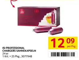 Transgourmet ISI Professional Chargers Sahnekapseln Angebot
