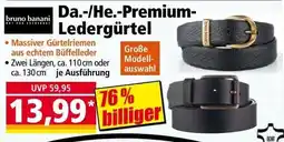 Norma bruno banani Da.-/He.-Premium-Ledergürtel Angebot