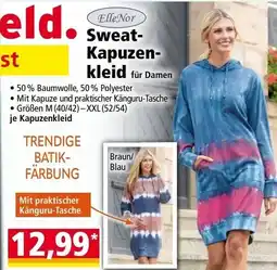 Norma ElleNor Sweat-Kapuzenkleid Angebot