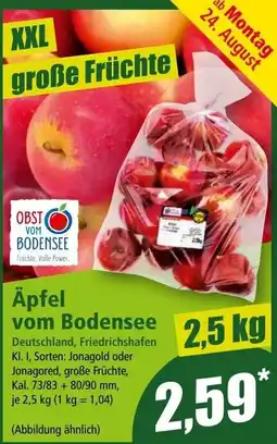 Norma Äpfel vom Bodensee Angebot