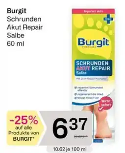 Bipa Burgit Schrunden Akut Repair Salbe Angebot