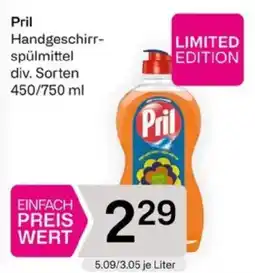 Bipa Pril Handgeschirrspülmittel Angebot