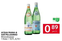 Transgourmet Acqua Panna & San Pellegrino Mineralwasser Angebot
