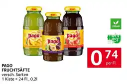 Transgourmet Pago Fruchtsäfte Angebot