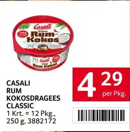 Transgourmet Casali Rum Kokosdragees Classic Angebot