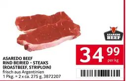 Transgourmet Asaredo Beef Rind Beieried - Steaks (Roastbeef, Striploin) Angebot