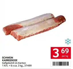 Transgourmet Schwein Karreerose Angebot