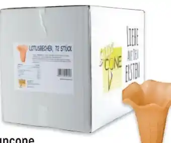 Metro Waffelbecher Lotus Angebot