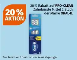 Müller Zahnbürste Mittel ORAL-B Angebot