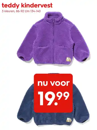 Teddy kindervest