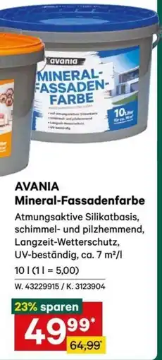 Lagerhaus Graz Land Avania Mineral-Fassadenfarbe Angebot