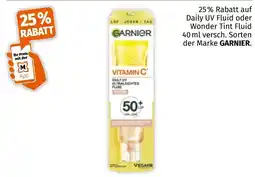 Müller Garnier Vitamin C Daily UV Fluid oder Wonder Tint Fluid Angebot