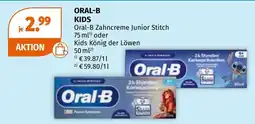 Müller Oral-B Kids Zahncreme Junior Stitch Angebot