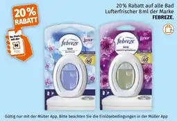 Müller Bad Lufterfrischer Febreze Angebot