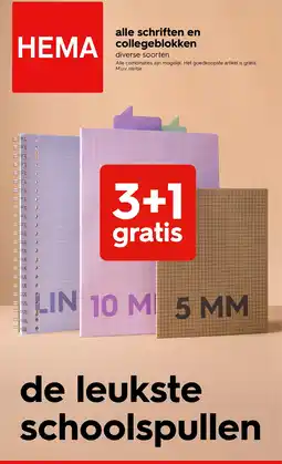 HEMA HEMA alle schriften en collegeblokken Angebot
