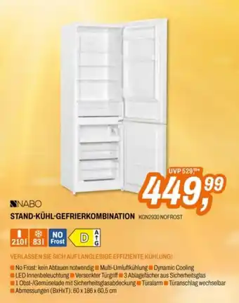 NABO STAND-KÜHL-GEFRIERKOMBINATION