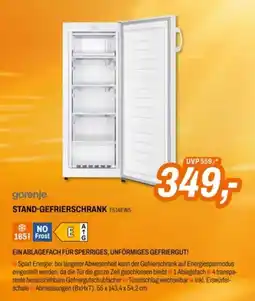 Expert gorenje STAND-GEFRIERSCHRANK F514EW5 Angebot