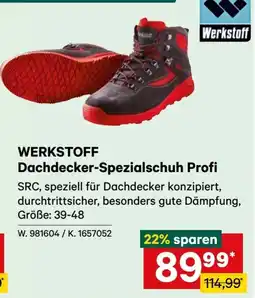 Lagerhaus Werkstoff Dachdecker-Spezialschuh Profi Angebot
